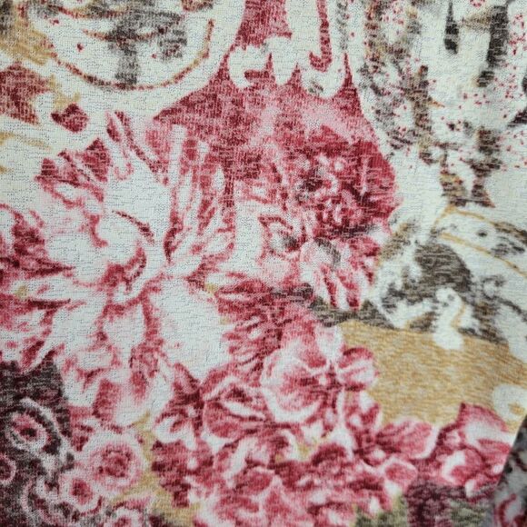 Suzy Shier Romantic Roses and Lace Pattern Dress - Picture 6 of 12